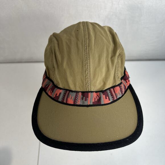 KAVU M Medium Organic Strapcap 4 Panel Cotton Hat with Adjustable Strap Khaki - Picture 3 of 13